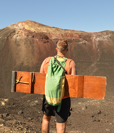 Le sandboarding sur le Cerro Negro